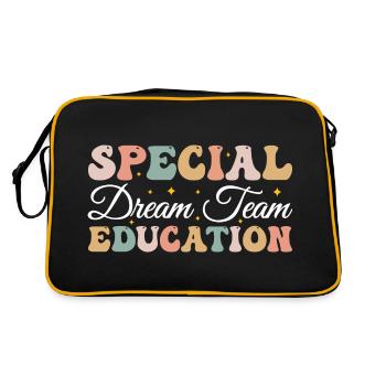 Special Dream Education Team Groovy SPED Teacher - Sac Retro - noir/or - Dos