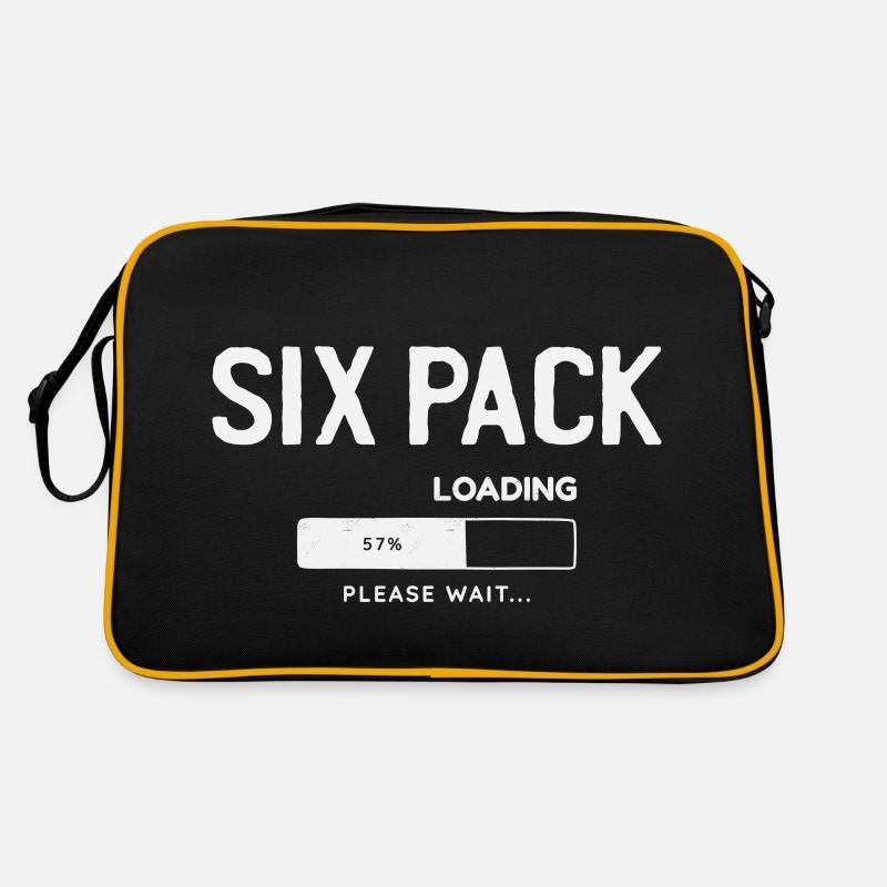 Six Pack Loading, please wait Retro Bag