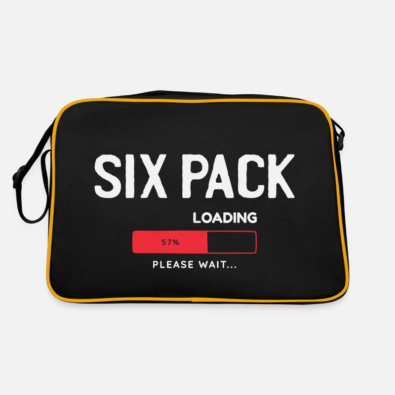Six Pack Loading, please wait Retro Bag