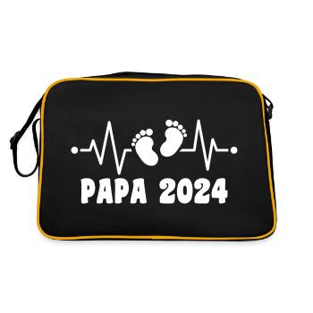 Papa 2024 Frequenz Herschlag Der Papa zum Vatertag - Sac Retro - noir/or - Dos