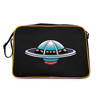 Soucoupe Volante - Sac Retro - noir/or - Dos