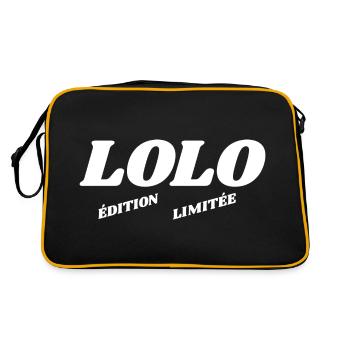 Lolo - Limited Edition - Retro Bag - black/gold - Back
