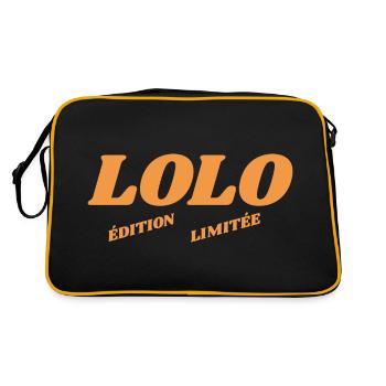 Lolo - Limited Edition - Retro Bag - black/gold - Back