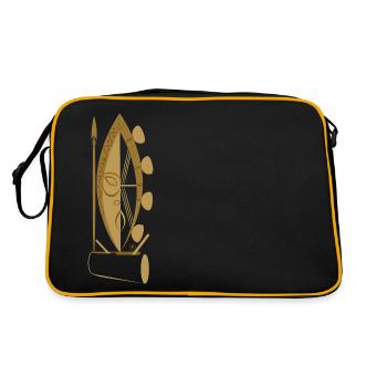 EKANG V1 OR - Sac Retro - noir/or - Dos