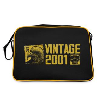 Vintage 2001 Cadeau Anniversaire Rétro 2001 - Sac Retro - noir/or - Dos