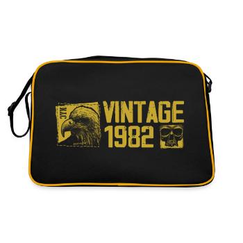Vintage 1982 Cadeau Anniversaire Rétro 1982 - Sac Retro - noir/or - Dos