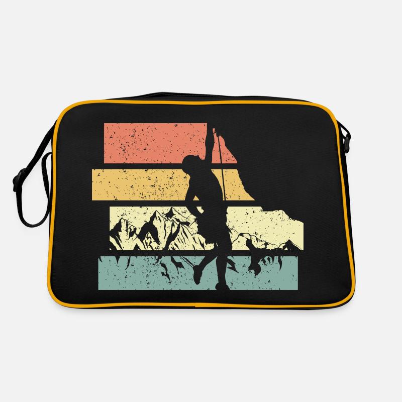 Klettern retro vintage Retro Tasche