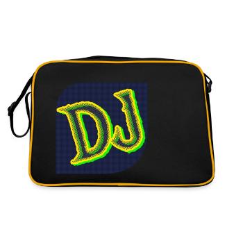 Deejay / DJ - Sac Retro - noir/or - Dos