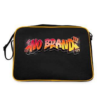 Pas de marque - Graffiti - Sac Retro - noir/or - Dos
