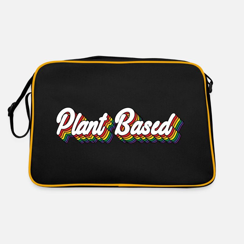 Plant Based Rainbow Retro Tasche