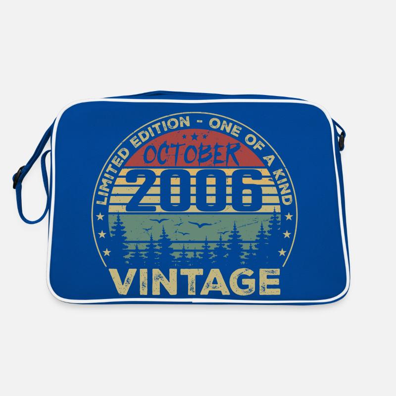 Vintage Anniversary Made in October 2006 Retro Bag