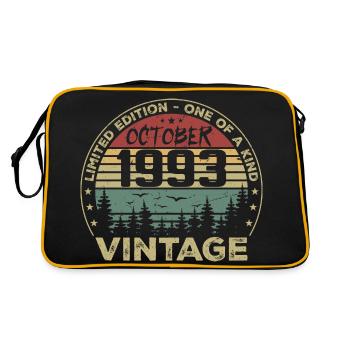 Vintage Anniversary Made in October 1993 - Retro Bag - black/gold - Back