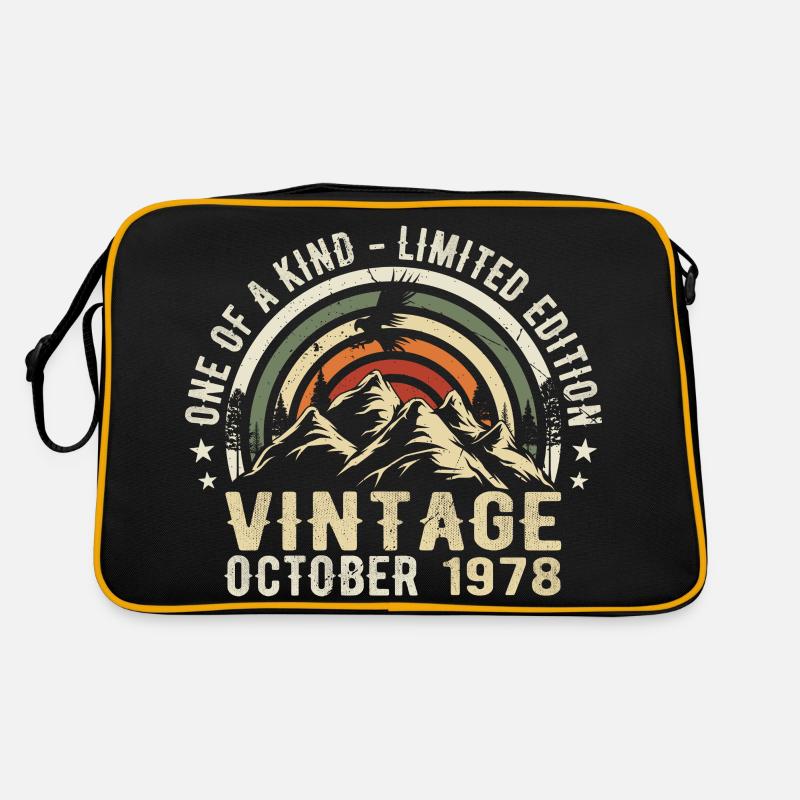 Anniversaire Octobre 1978 - Born in October 1978 Sac Retro