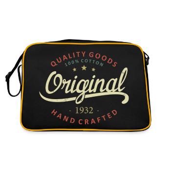 Original 1932 Birthday Gift 1932 - Retro Bag - black/gold - Back