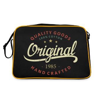 Original 1985 Cadeau D'anniversaire 1985 - Sac Retro - noir/or - Dos