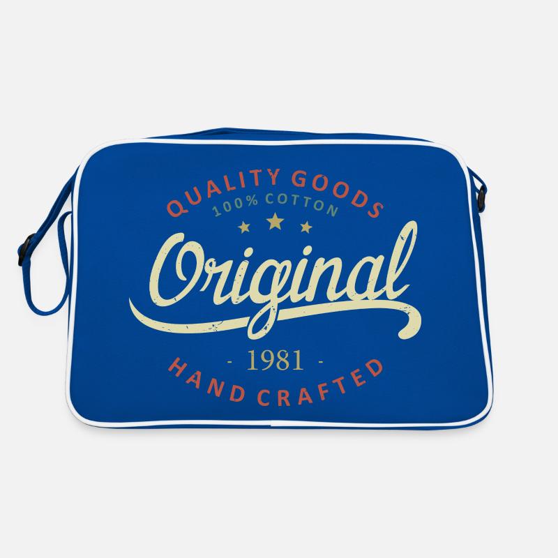 Original 1981 Cadeau D'anniversaire 1981 Sac Retro