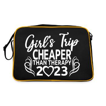 Voyage de fille moins cher que la thérapie 2023 Girls Party - Sac Retro - noir/or - Dos