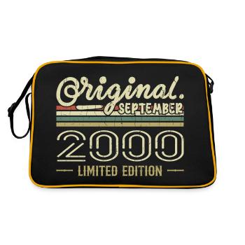 September 2000 Birthday Gift September 2000 - Retro Bag - black/gold - Back