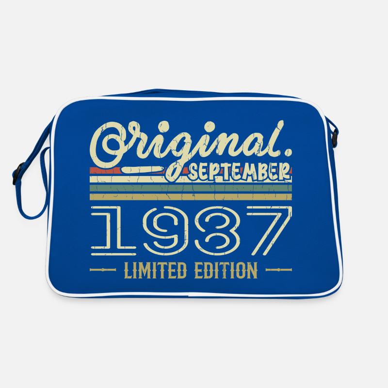 September 1987 Anniversary Gift September 1987 Retro Bag