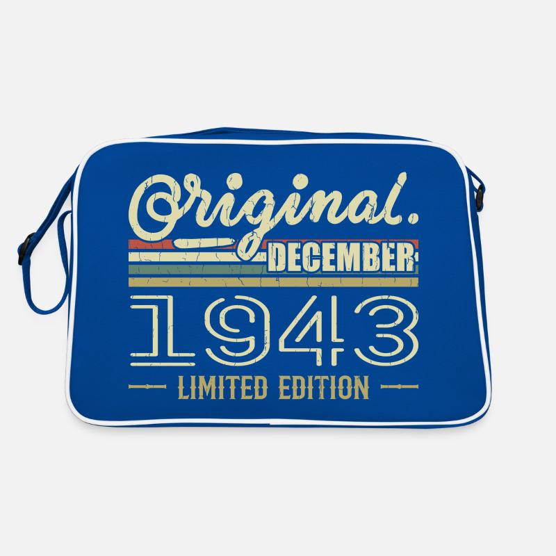 Dezember 1943 Geburtstag Dezember 1943 Dezember Retro Tasche