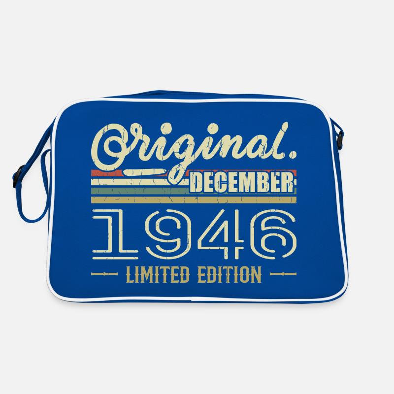 Dezember 1946 Geburtstag Dezember 1946 Dezember Retro Tasche
