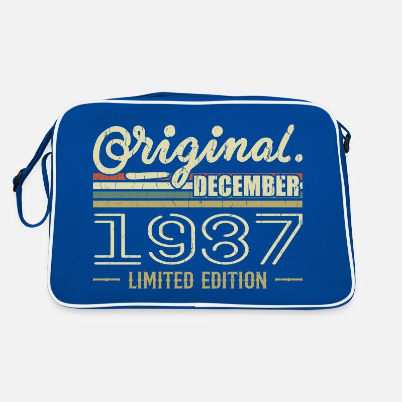 Décembre 1987 anniversaire Décembre 1987 Décembre Sac Retro