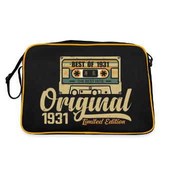 Original 1931 Vintage - Cadeau D’anniversaire 1931 - Sac Retro - noir/or - Dos