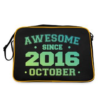 Octobre 2016 - Cadeau Anniversaire Octobre 2016 - Sac Retro - noir/or - Dos