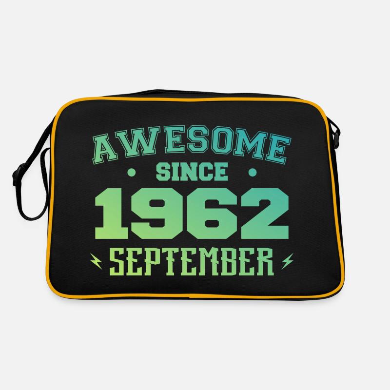 September 1962 Geburtstagsgeschenk September 1962 Retro Tasche