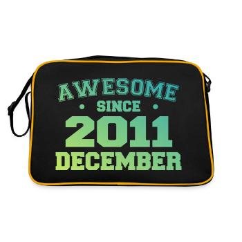 Birthday December 2011 - Gift December 2011 - Retro Bag - black/gold - Back