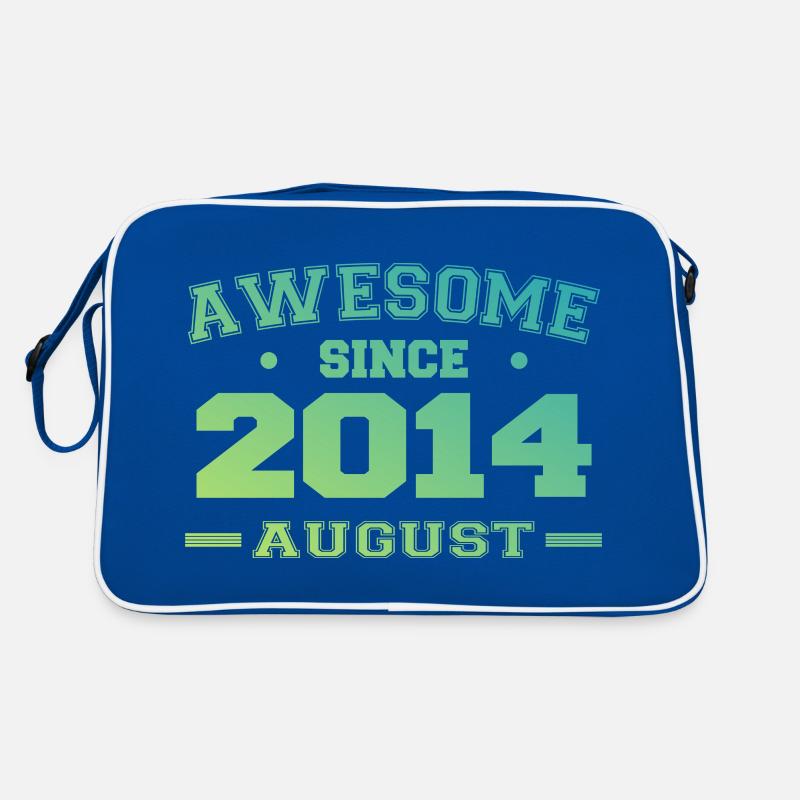 2014 Août Année Naissance Anniversaire Août 2014 Sac Retro