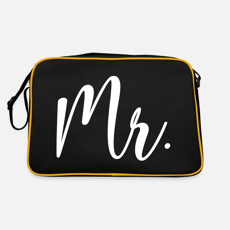 Mr. Matching Paar Verlobung Hochzeit Flitterwochen Retro Tasche