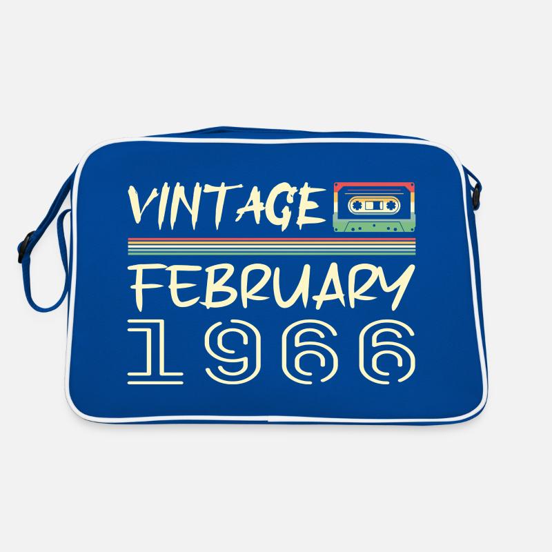 Februar 1966 Bestes Geschenk Februar 1966 Retro Tasche