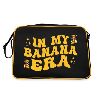 In My Banana Era Funny Banana Lover Retro Bananas - Sac Retro - noir/or - Dos