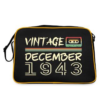 1943 December 1943 Jubilee December 1943 - Retro Bag - black/gold - Back