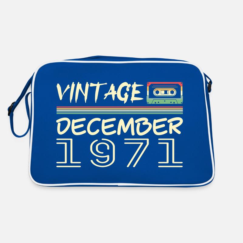 1971 Dezember 1971 Jubiläum Dezember 1971 Retro Tasche