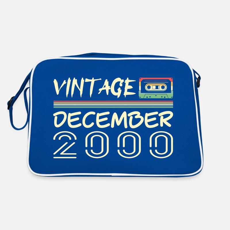 2000 Dezember 2000 Jubiläum Dezember 2000 Retro Tasche