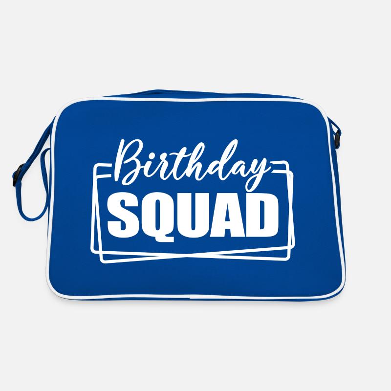 Birthday Squad Matching Gruppe Geburtstagsfeier Geschenk Retro Tasche