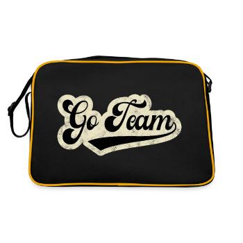 Go Team - Retro Bag - black/gold - Back