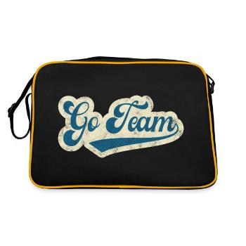 Go Team - Retro Bag - black/gold - Back