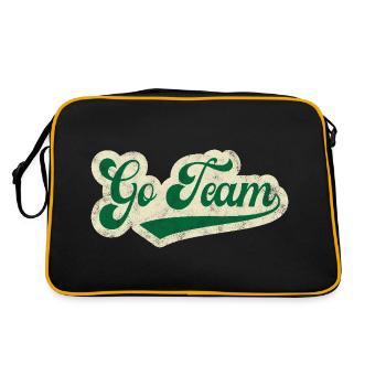Go Team - Retro Bag - black/gold - Back