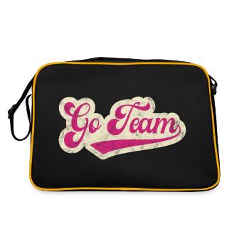 Go Team - Retro Bag - black/gold - Back