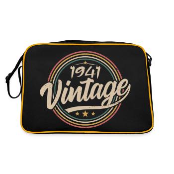 1941 Vintage 1941 Birthday Gift - Retro Style 1941 - Sac Retro - noir/or - Dos