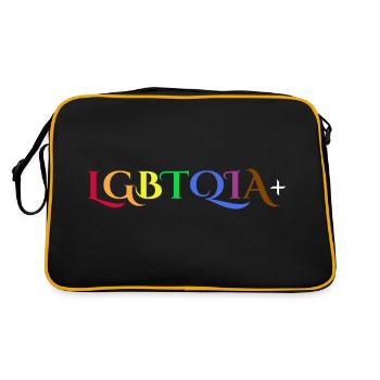 LGBTQIA+ - Sac Retro - noir/or - Dos