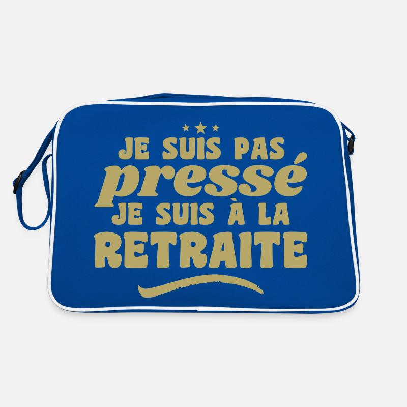 I'm Not in a Hurry I'm Retired Retro Bag