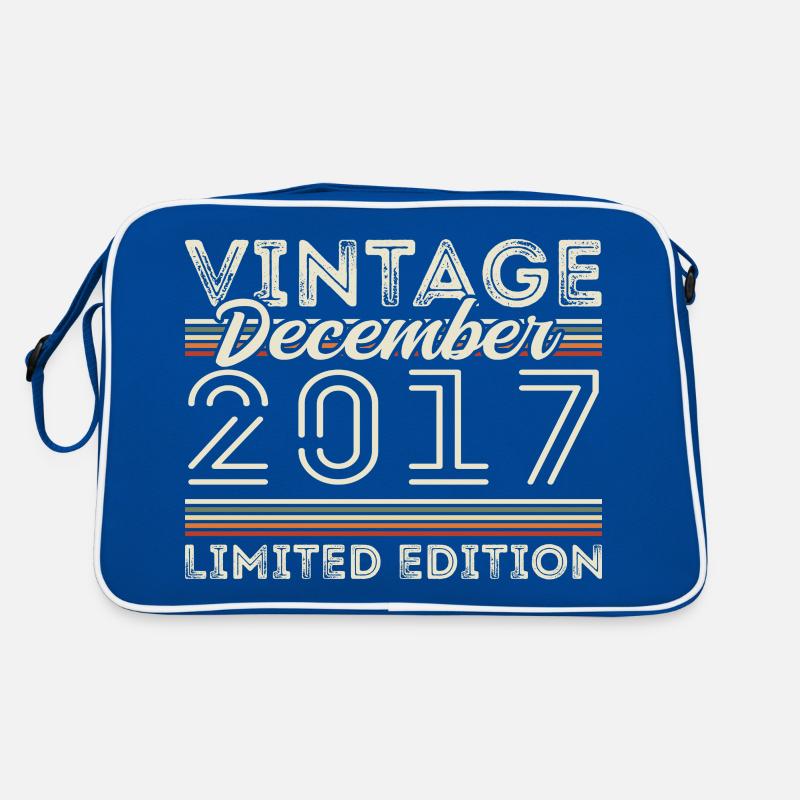 Vintage Décembre 2017 - 8e Anniversaire Décember Sac Retro