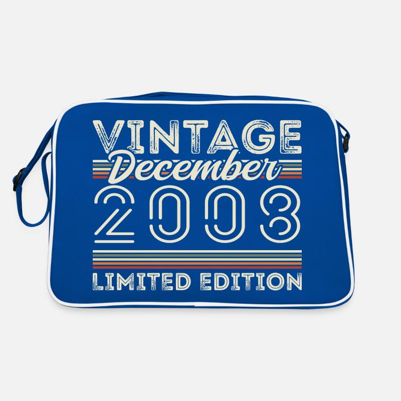Vintage Décembre 2008 - 17e Anniversaire Décember Sac Retro