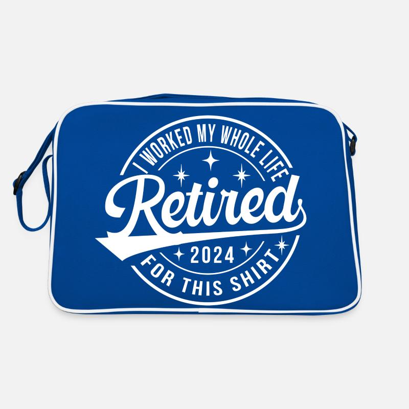 Im Ruhestand 2024 Retro Tasche
