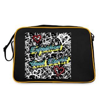 Expédition « GOOD_EARTH » - Boutique WoW - 2023 - Sac Retro - noir/or - Dos