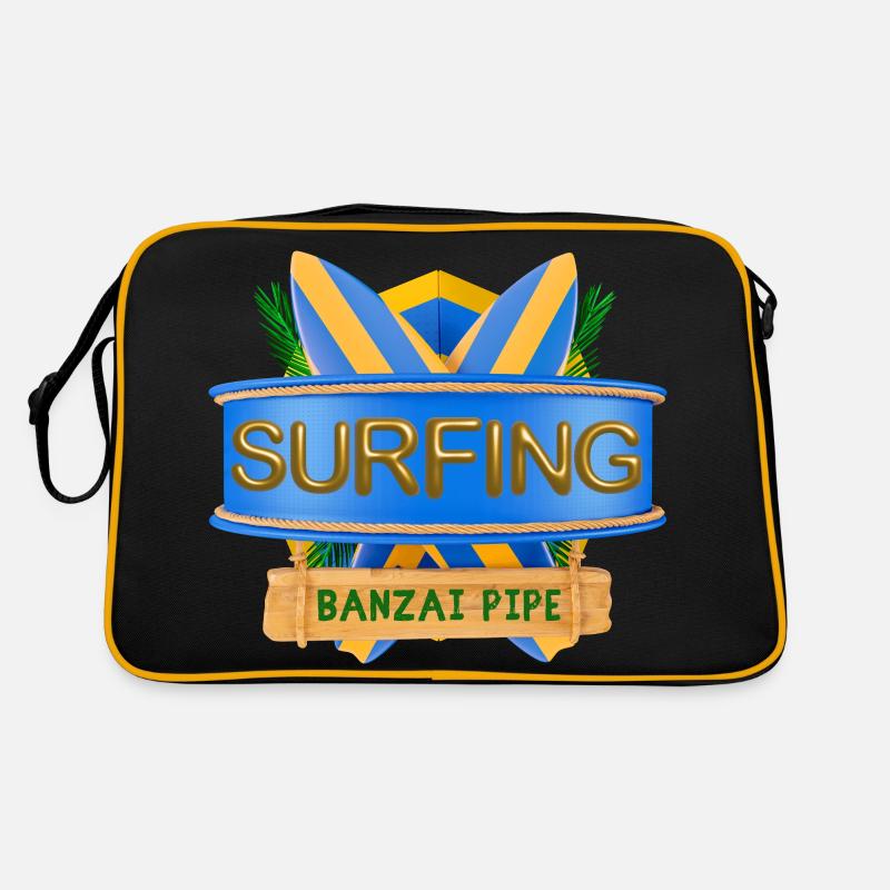 Hawaï, Surf, Banzai Pipeline Sac Retro